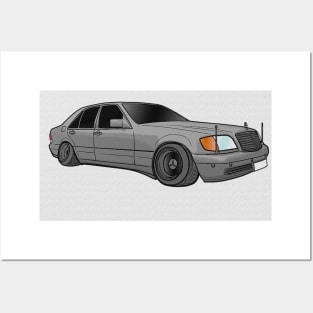 mercedes benz w140 bippu Posters and Art